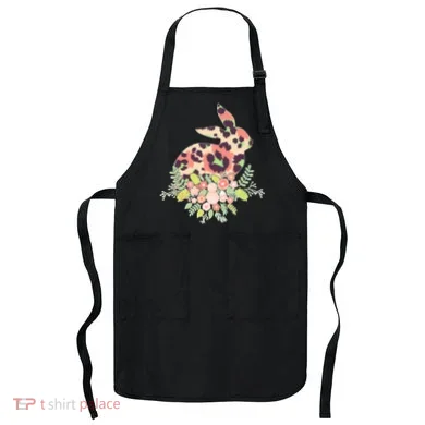 Stylish Leopard Pattern Easter Bunny Apron