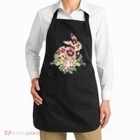 Stylish Leopard Pattern Easter Bunny Apron thumb 2