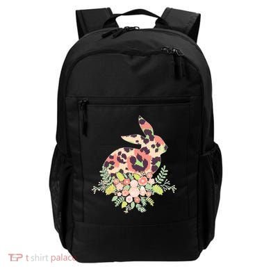 Stylish Leopard Pattern Easter Bunny Backpack
