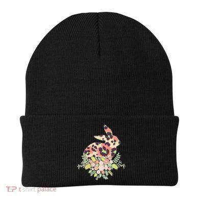 Stylish Leopard Pattern Easter Bunny Beanie
