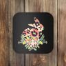 Stylish Leopard Pattern Easter Bunny Coaster