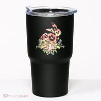 Stylish Leopard Pattern Easter Bunny Tumbler thumb 0