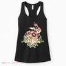 Stylish Leopard Pattern Easter Bunny Women's Tank Top