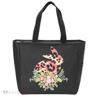 Stylish Leopard Pattern Easter Bunny Bag