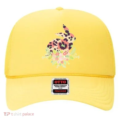 Stylish Leopard Pattern Easter Bunny Hat