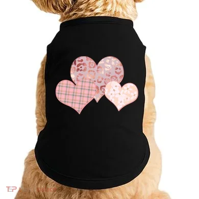 Stylish Pattern Hearts Doggie Tank
