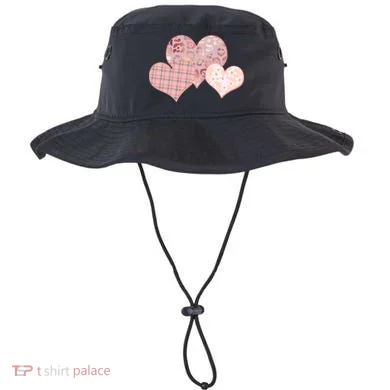 Stylish Pattern Hearts Bucket Hat