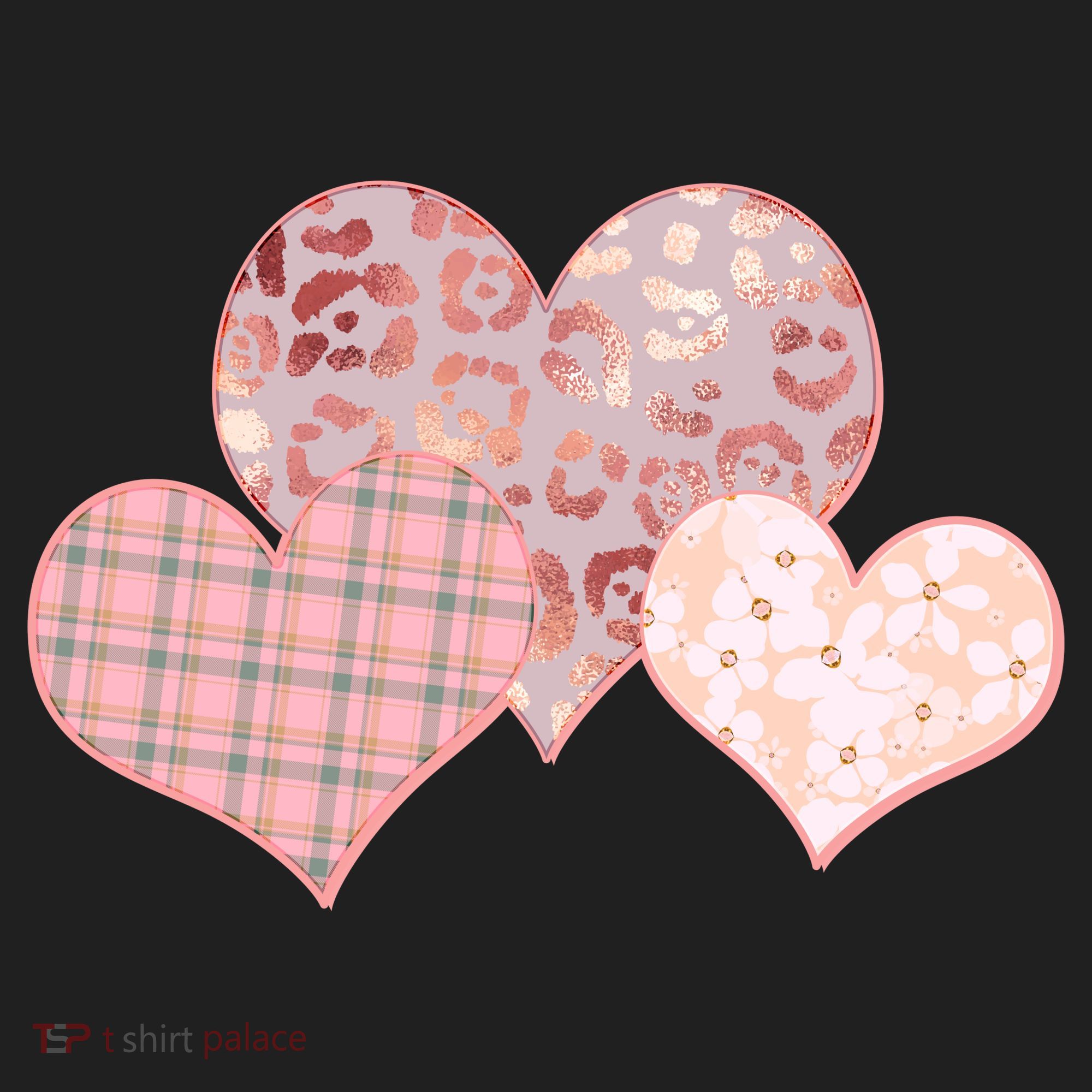 Stylish Pattern Hearts Beanie