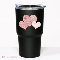 Stylish Pattern Hearts Tumbler thumb 0