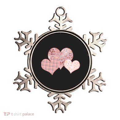 Stylish Pattern Hearts Ornament