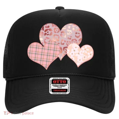 Stylish Pattern Hearts Hat