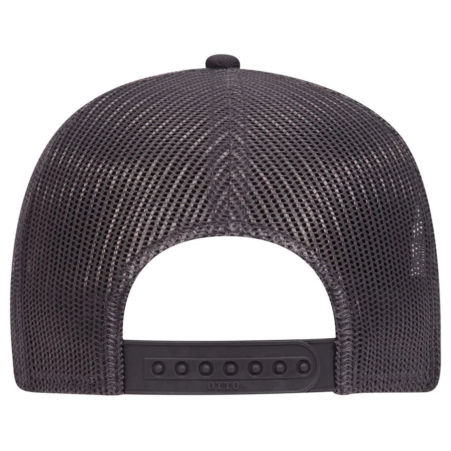 Stylish Pattern Hearts 7 Panel Mesh Trucker Snapback Hat