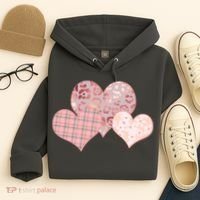 Stylish Pattern Hearts Hoodie thumb 4