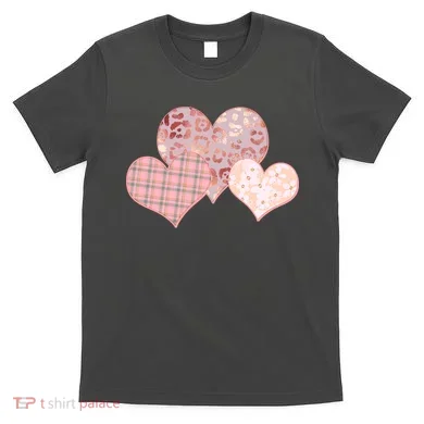 Stylish Pattern Hearts T-Shirt