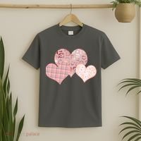 Stylish Pattern Hearts T-Shirt thumb 2
