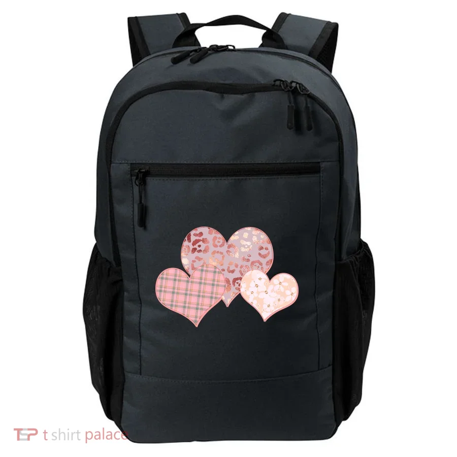 Stylish Pattern Hearts Backpack