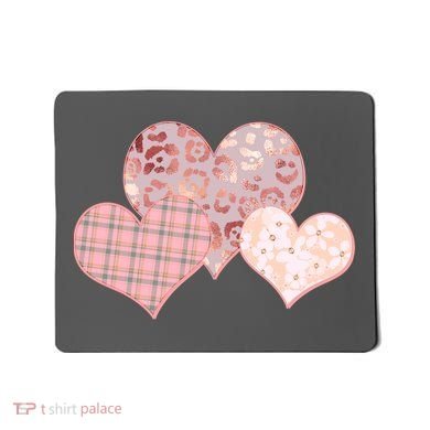 Stylish Pattern Hearts Mousepad