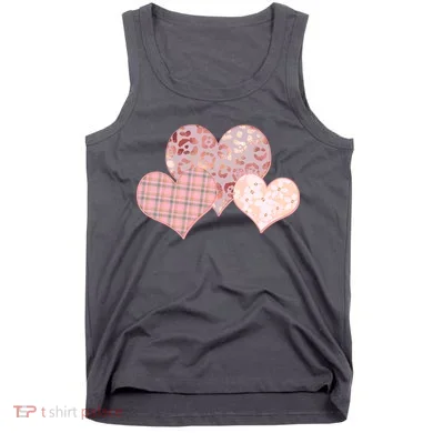 Stylish Pattern Hearts Tank Top