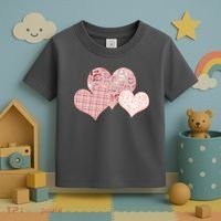 Stylish Pattern Hearts Toddler T-Shirt thumb 3