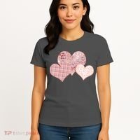 Stylish Pattern Hearts Women's T-Shirt thumb 4