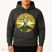 Stylized Druid Tree Hoodie thumb 2