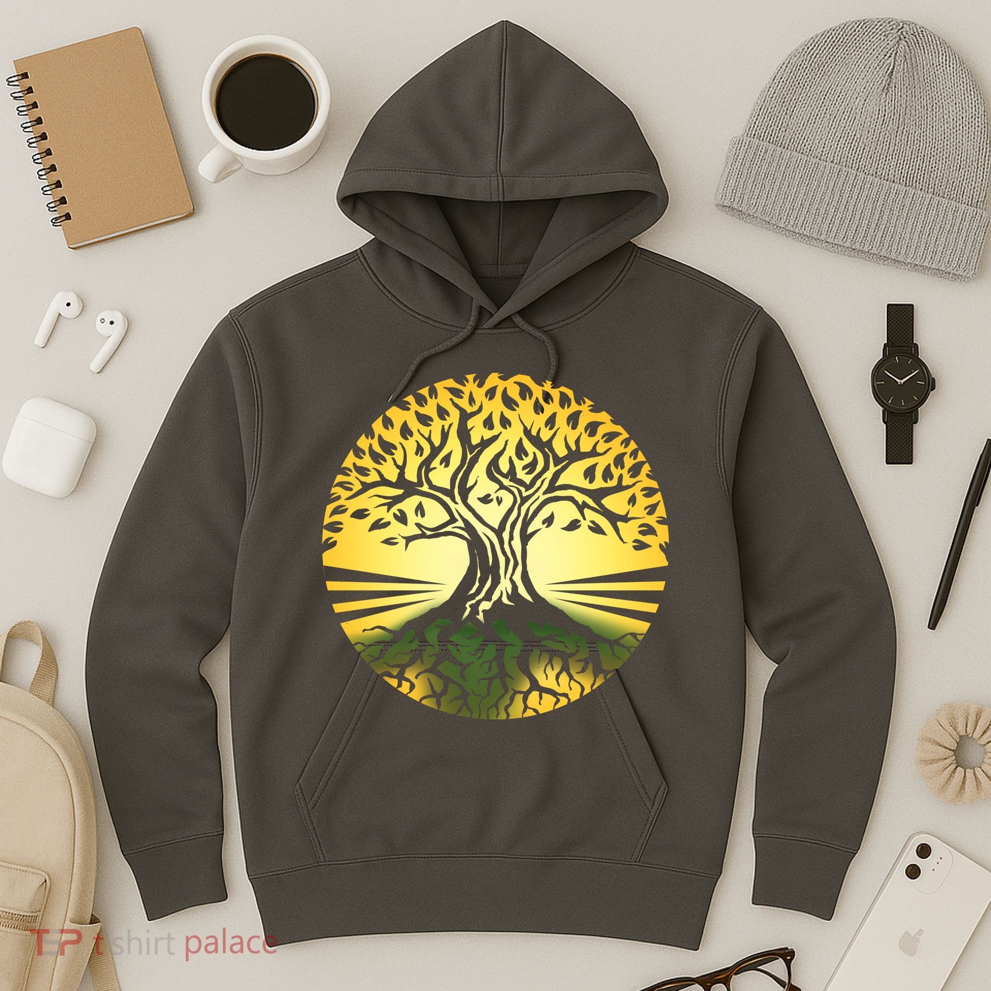 Stylized Druid Tree Hoodie
