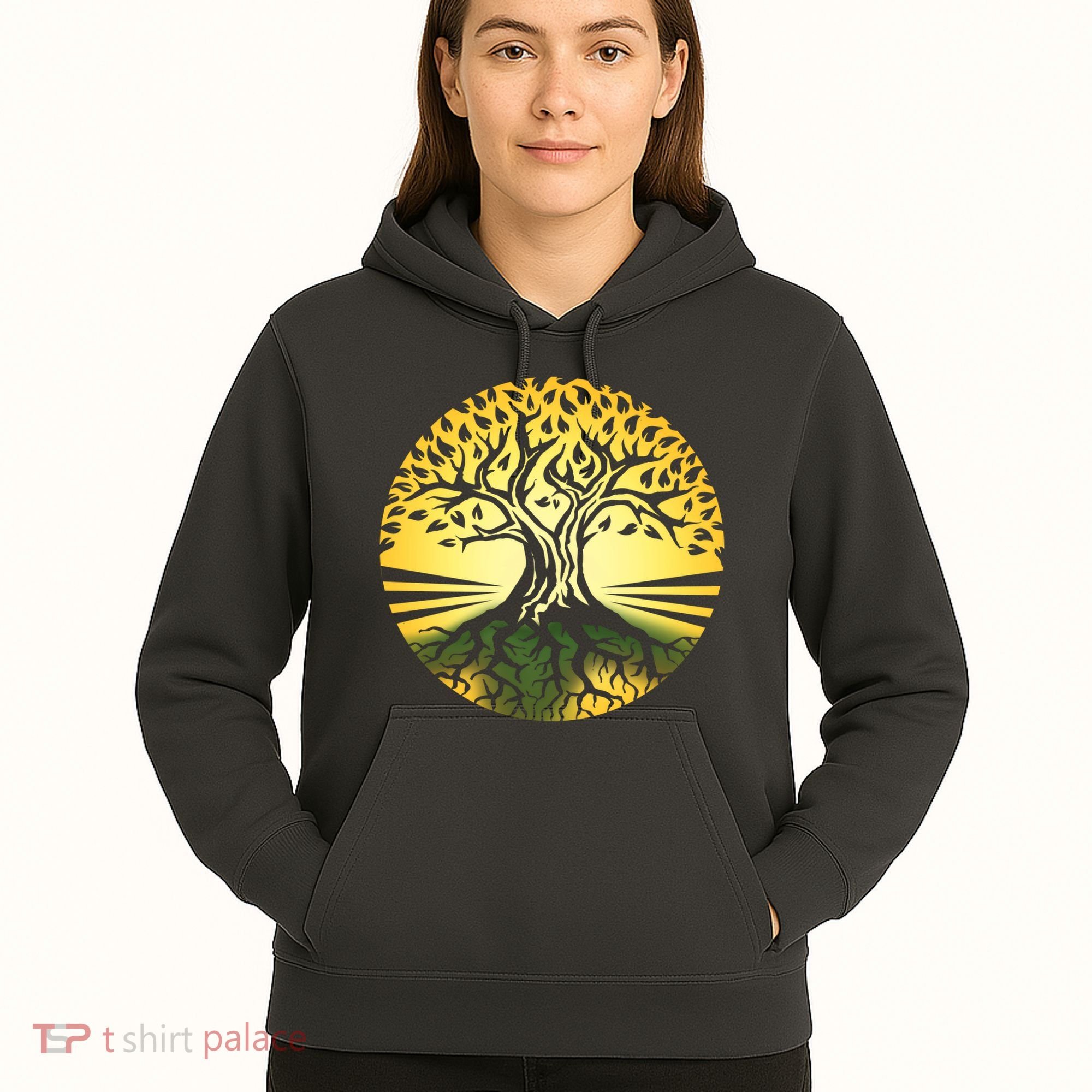 Stylized Druid Tree Hoodie