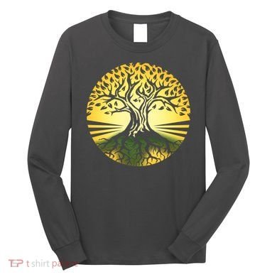 Stylized Druid Tree Long Sleeve Shirt