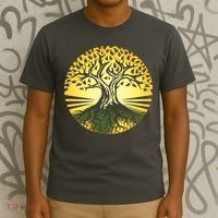 Stylized Druid Tree T-Shirt thumb 3
