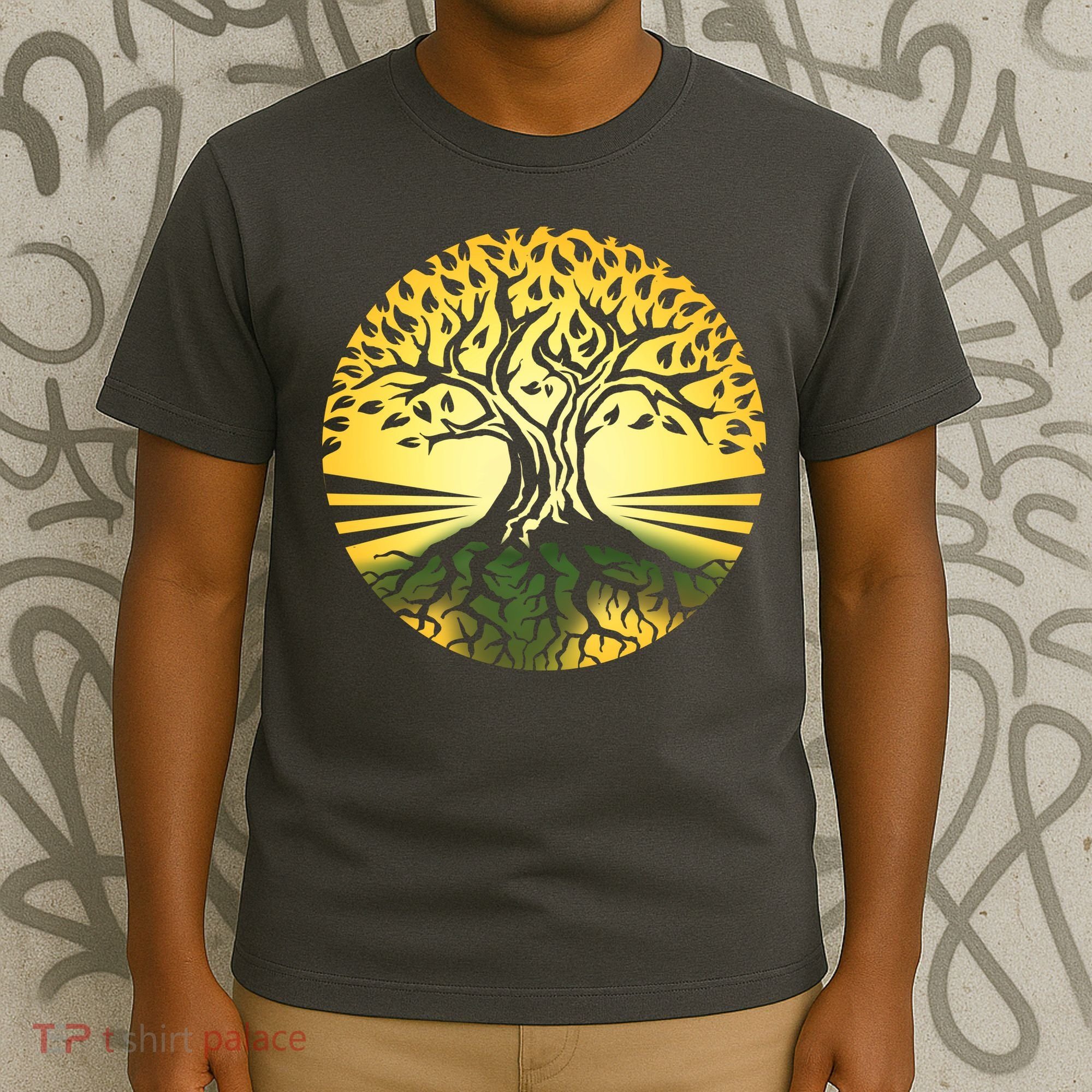 Stylized Druid Tree T-Shirt
