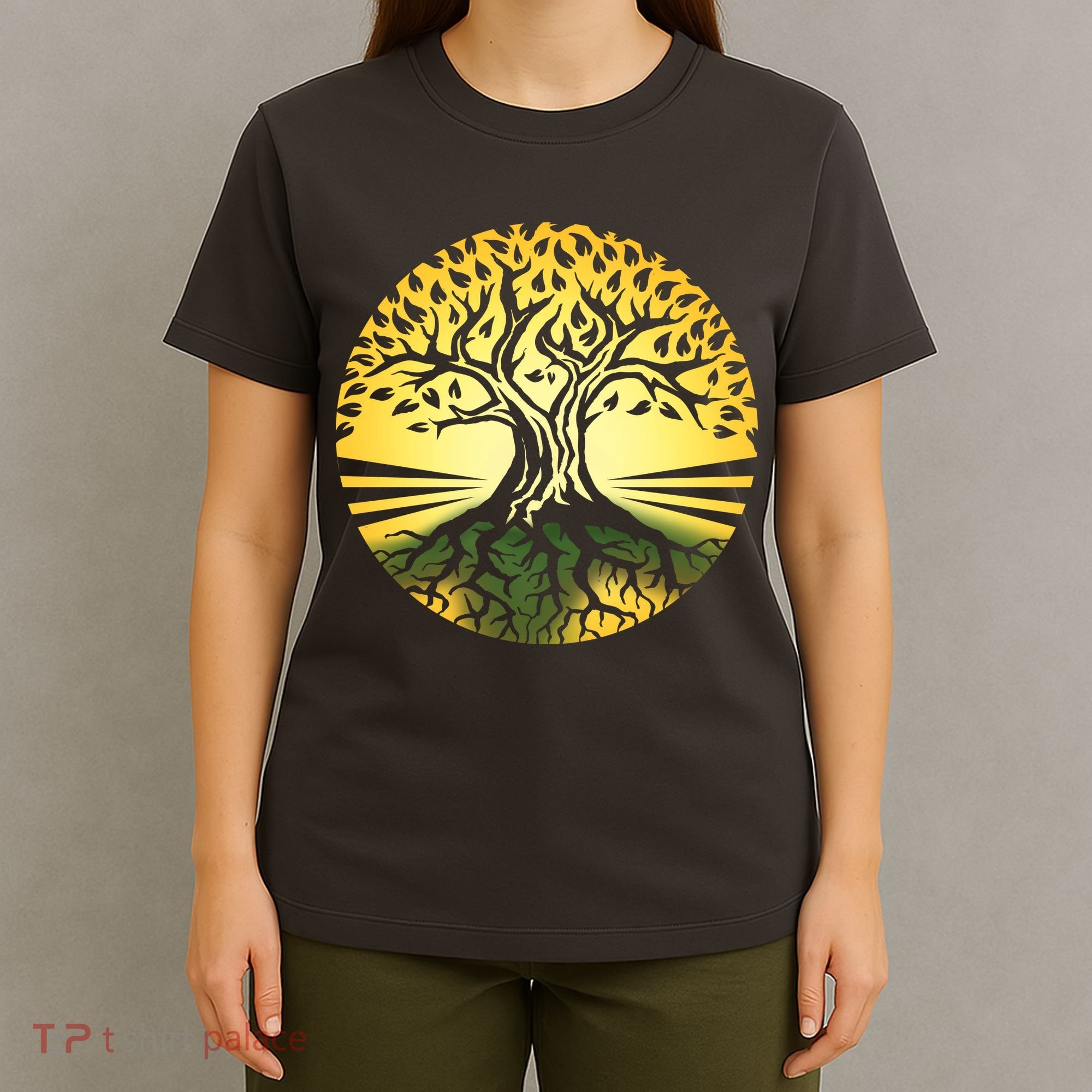Stylized Druid Tree T-Shirt