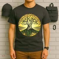 Stylized Druid Tree T-Shirt thumb 6