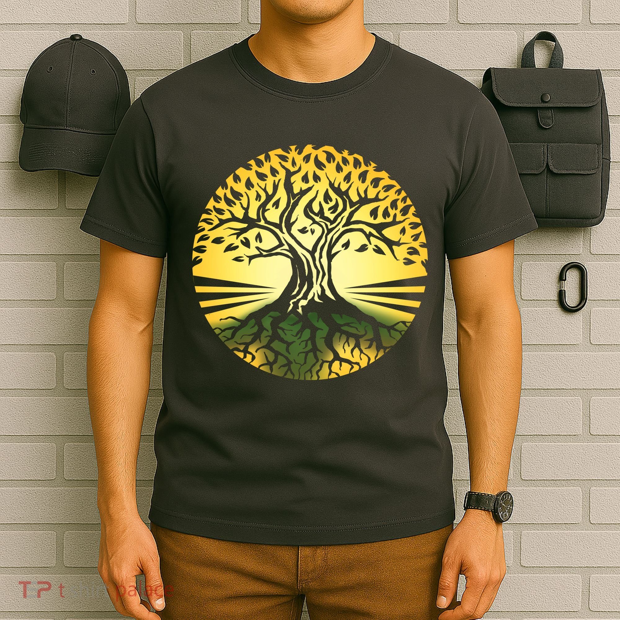 Stylized Druid Tree T-Shirt