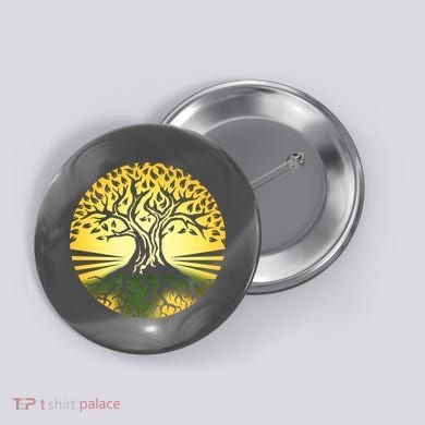 Stylized Druid Tree Button