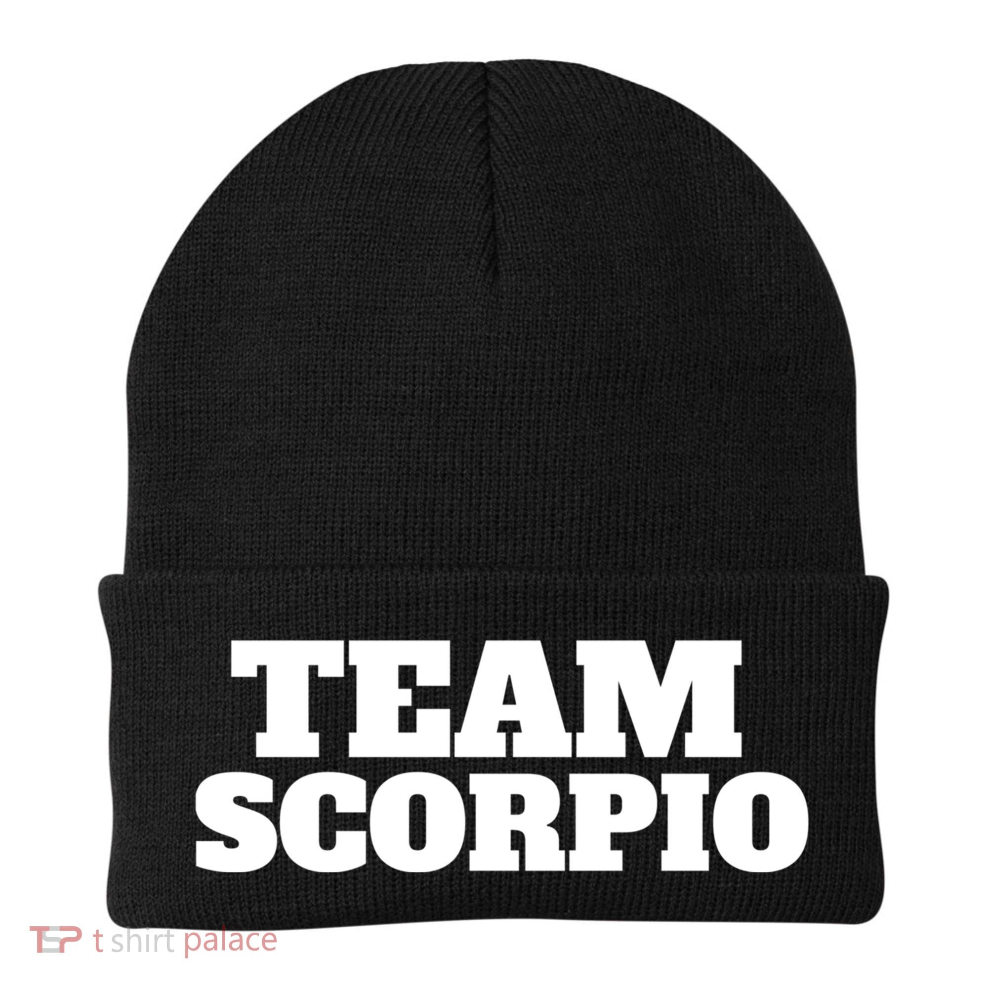 Scorpio Team Zodiac Astrology Horoscope Gift Beanie