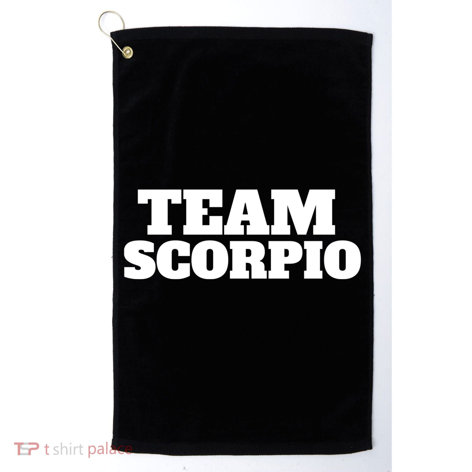 Scorpio Team Zodiac Astrology Horoscope Gift Golf Towel