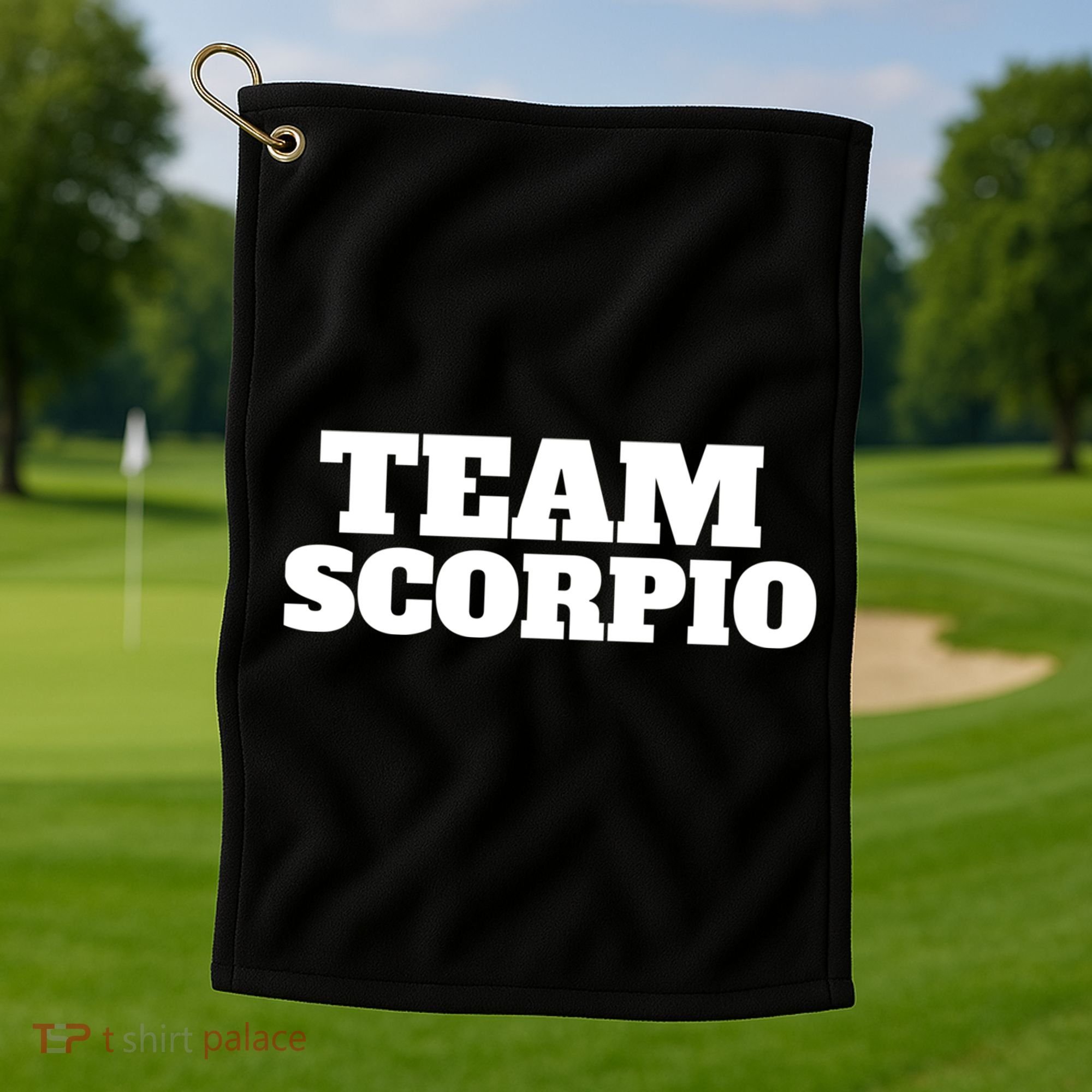 Scorpio Team Zodiac Astrology Horoscope Gift Golf Towel