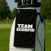 Scorpio Team Zodiac Astrology Horoscope Gift Golf Towel thumb 2