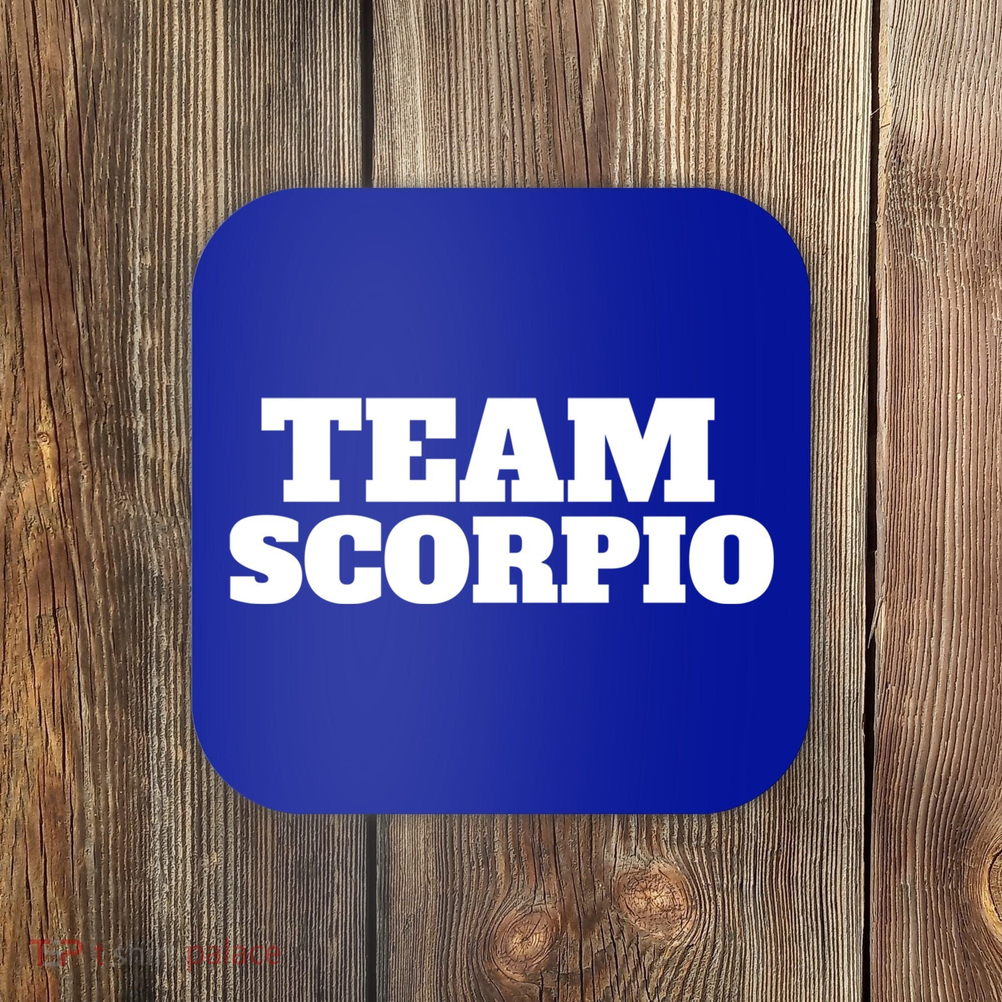 Scorpio Team Zodiac Astrology Horoscope Gift Coaster
