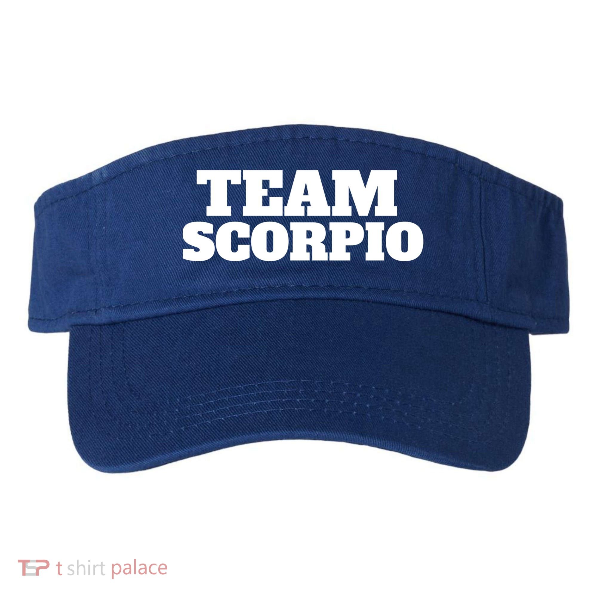 Scorpio Team Zodiac Astrology Horoscope Gift Visor