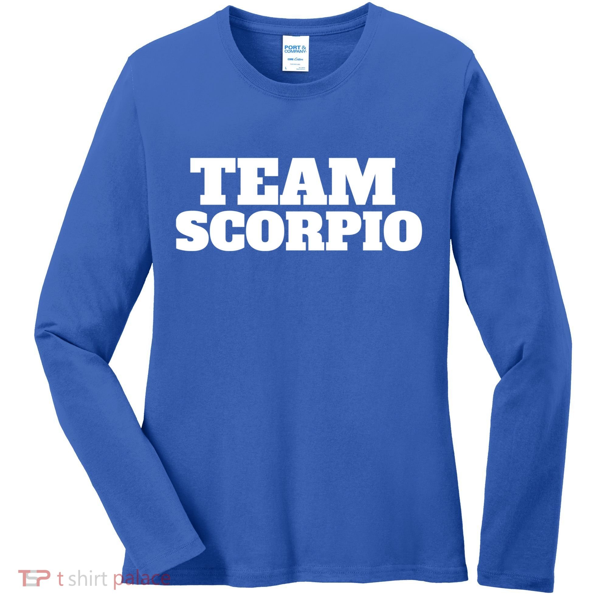 Scorpio Team Zodiac Astrology Horoscope Gift Women's Long Sleeve Shirt