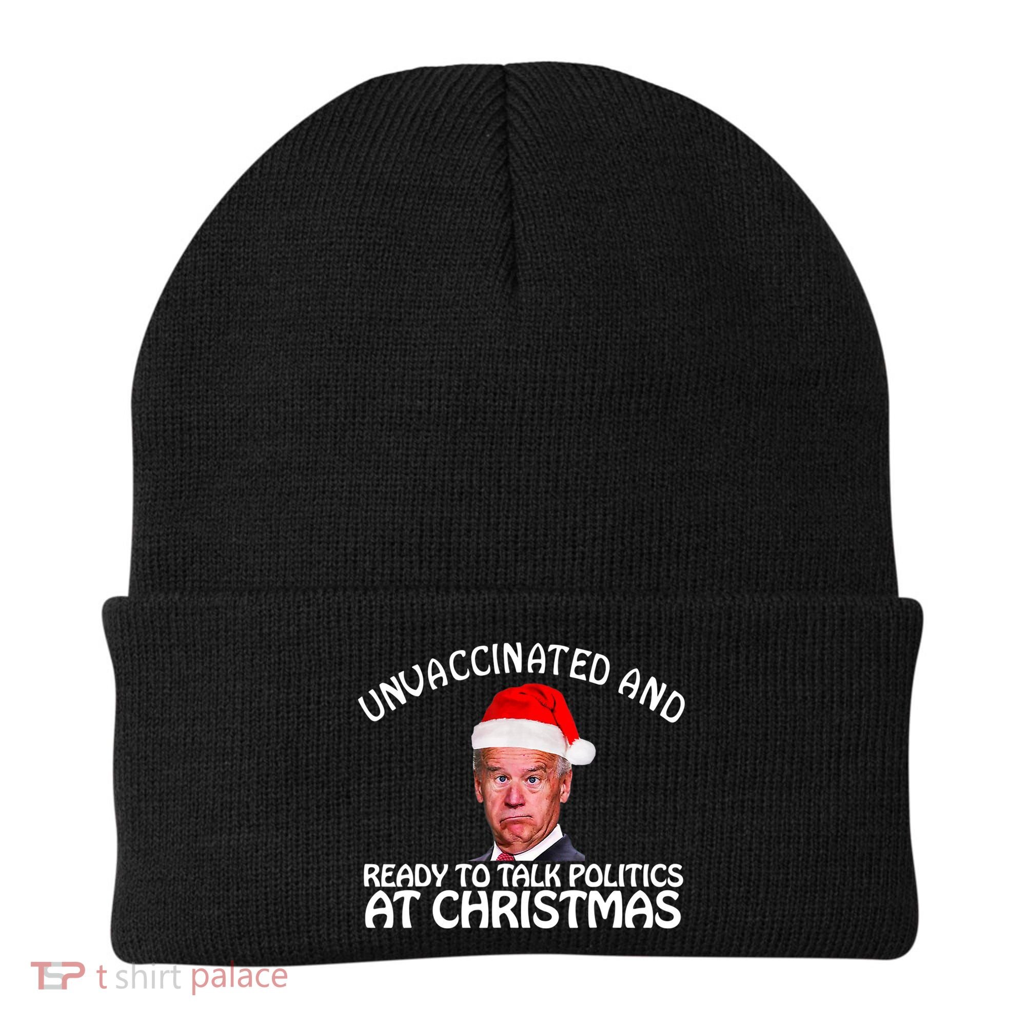 Santa Unvaccinated And Ready To Talk Politics At Christmas Beanie