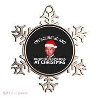 Santa Unvaccinated And Ready To Talk Politics At Christmas Ornament thumb 0