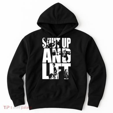 Shut Up And Lift Squat Bench Deadlift Iconic Hoodie