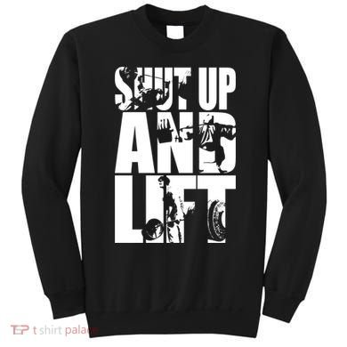 Shut Up And Lift Squat Bench Deadlift Iconic Sweatshirt