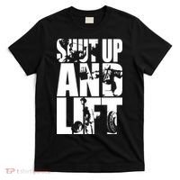 Shut Up And Lift Squat Bench Deadlift Iconic T-Shirt thumb 0