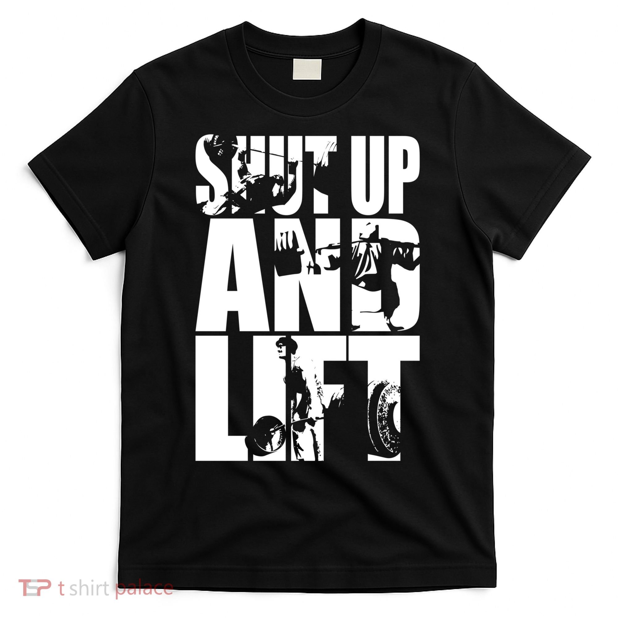 Shut Up And Lift Squat Bench Deadlift Iconic T-Shirt