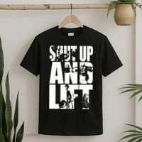 Shut Up And Lift Squat Bench Deadlift Iconic T-Shirt thumb 2