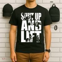 Shut Up And Lift Squat Bench Deadlift Iconic T-Shirt thumb 6