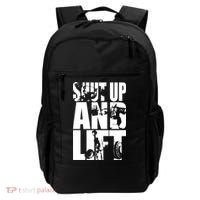 Shut Up And Lift Squat Bench Deadlift Iconic Backpack thumb 0